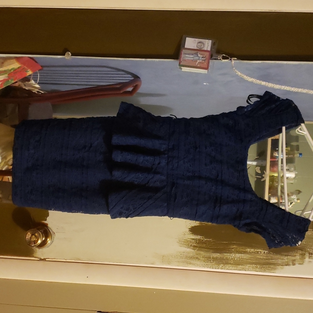 Reyro style Blue lace dress